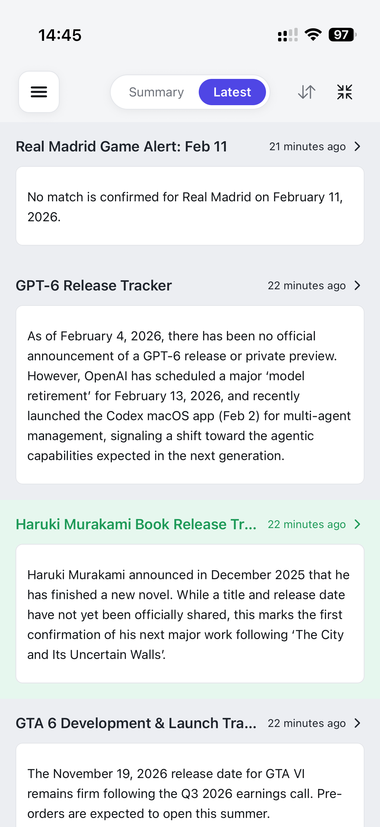 Daily Briefing - Stay on top of everything